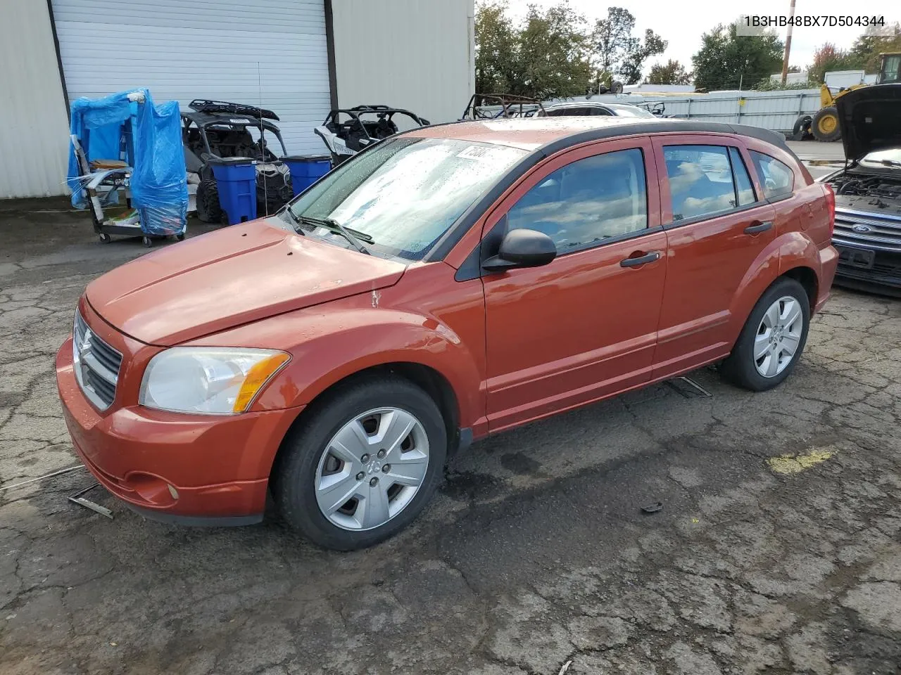 2007 Dodge Caliber Sxt VIN: 1B3HB48BX7D504344 Lot: 75885494