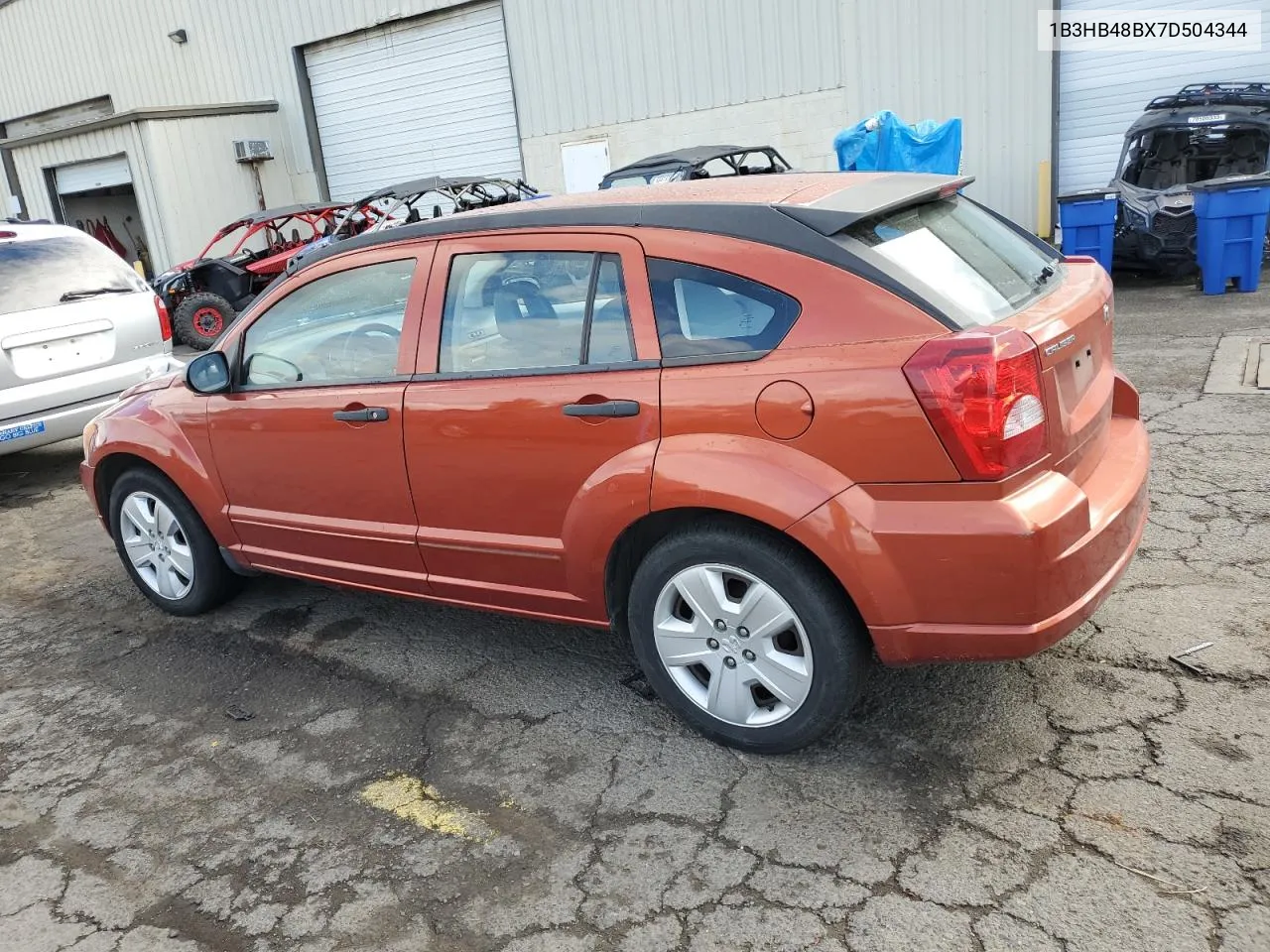 2007 Dodge Caliber Sxt VIN: 1B3HB48BX7D504344 Lot: 75885494