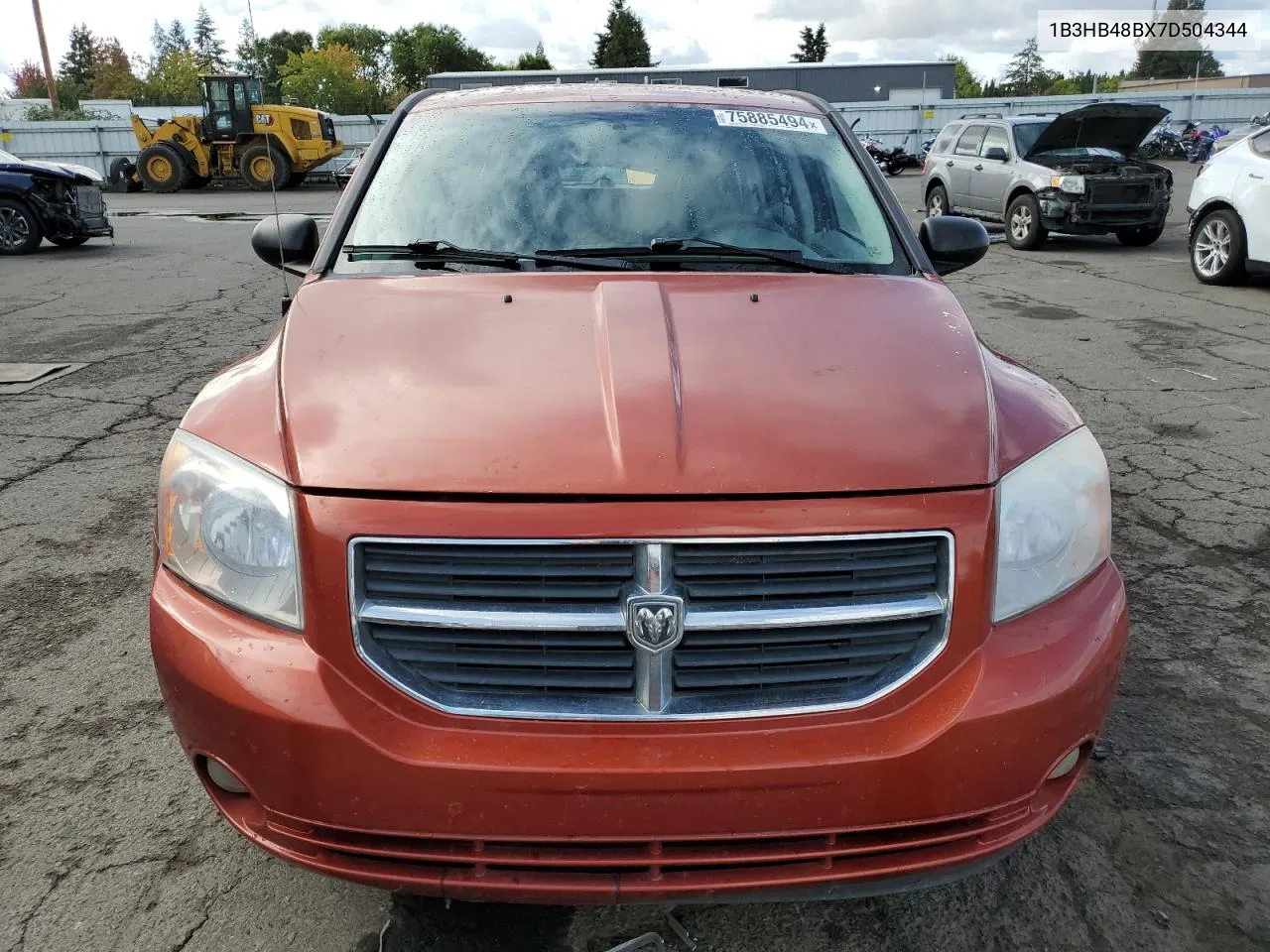 2007 Dodge Caliber Sxt VIN: 1B3HB48BX7D504344 Lot: 75885494