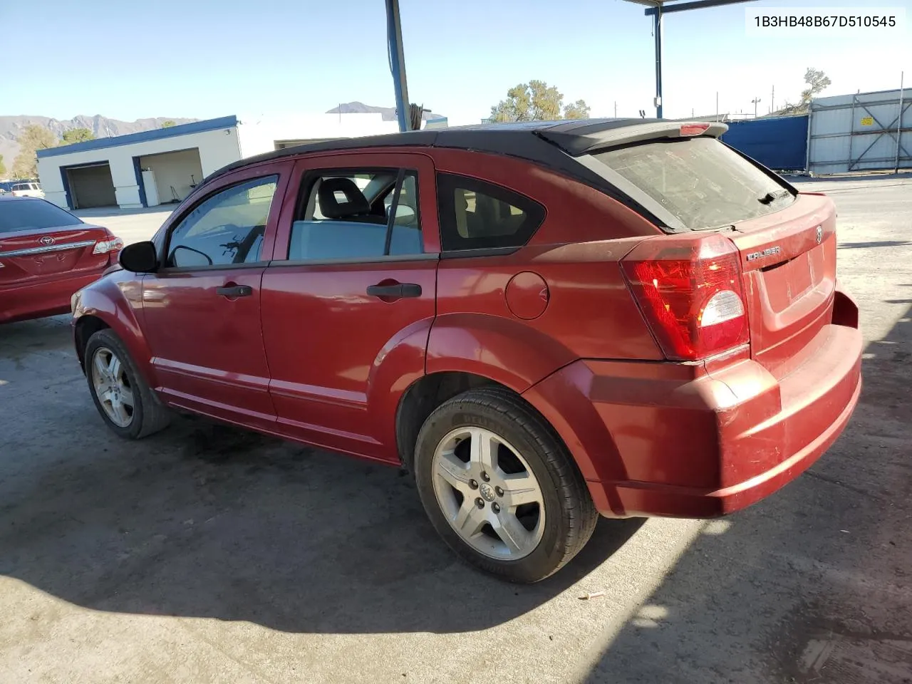 2007 Dodge Caliber Sxt VIN: 1B3HB48B67D510545 Lot: 75934674