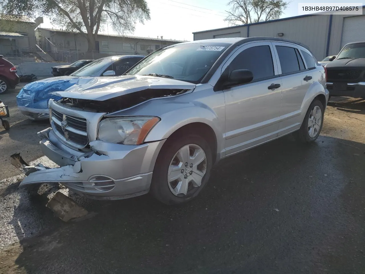 2007 Dodge Caliber Sxt VIN: 1B3HB48B97D408575 Lot: 76075754