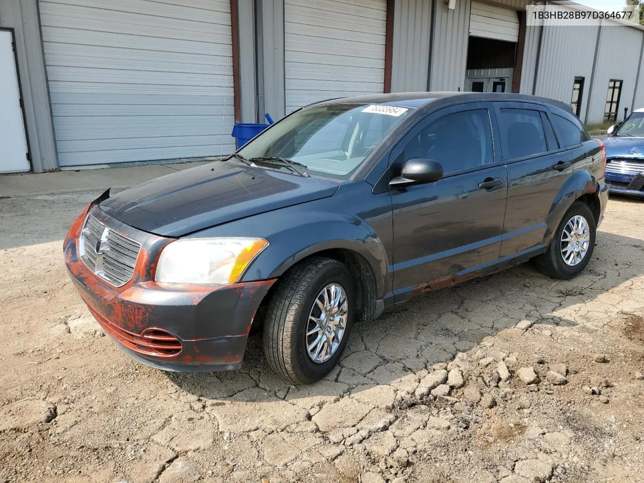 2007 Dodge Caliber VIN: 1B3HB28B97D364677 Lot: 76333984