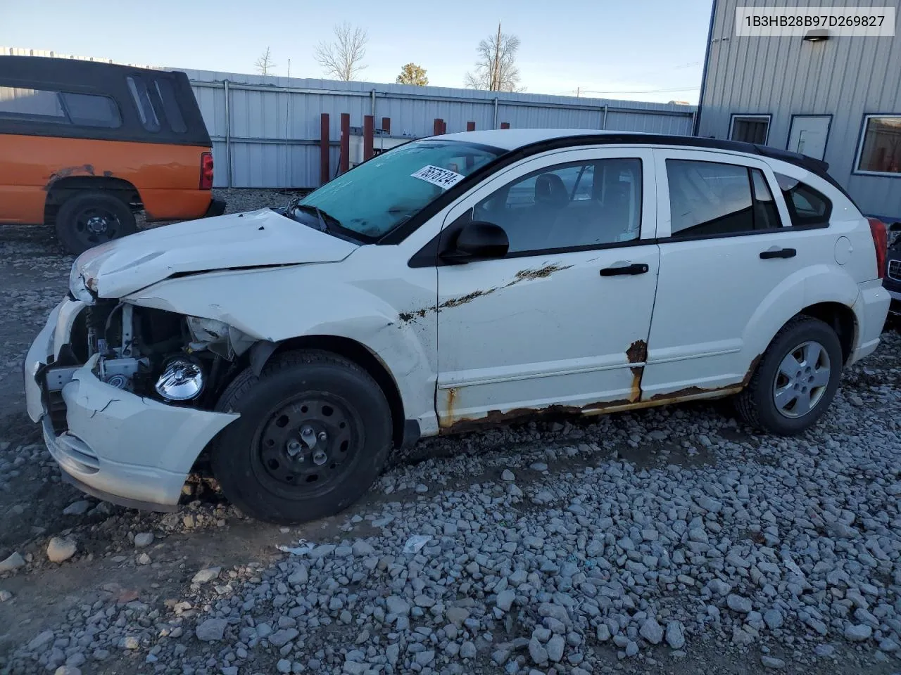 2007 Dodge Caliber VIN: 1B3HB28B97D269827 Lot: 76576124