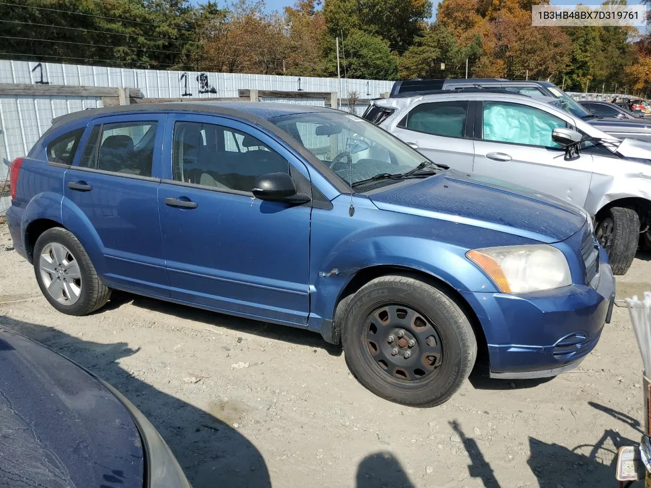 2007 Dodge Caliber Sxt VIN: 1B3HB48BX7D319761 Lot: 76845404