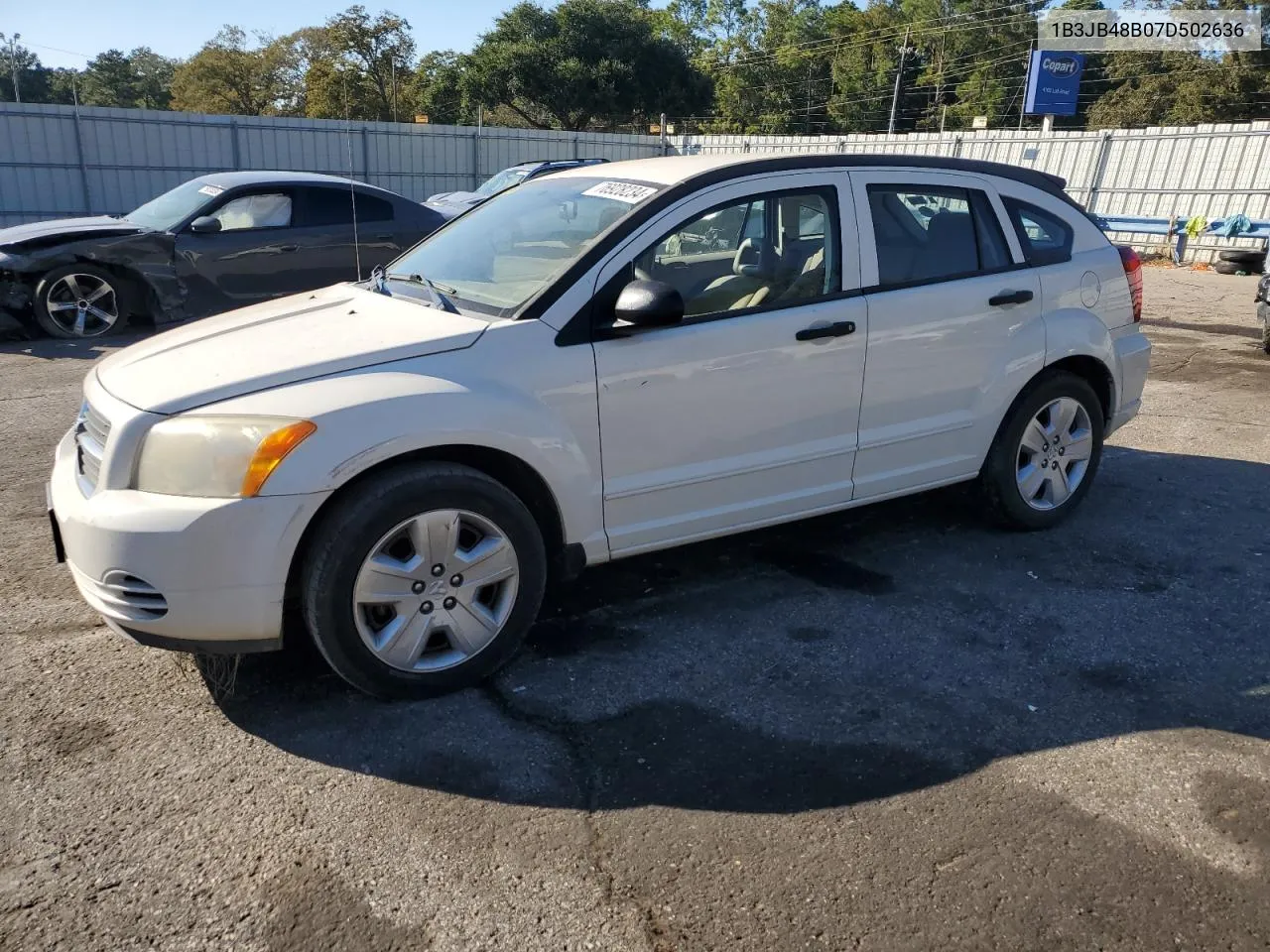 2007 Dodge Caliber Sxt VIN: 1B3JB48B07D502636 Lot: 76928234