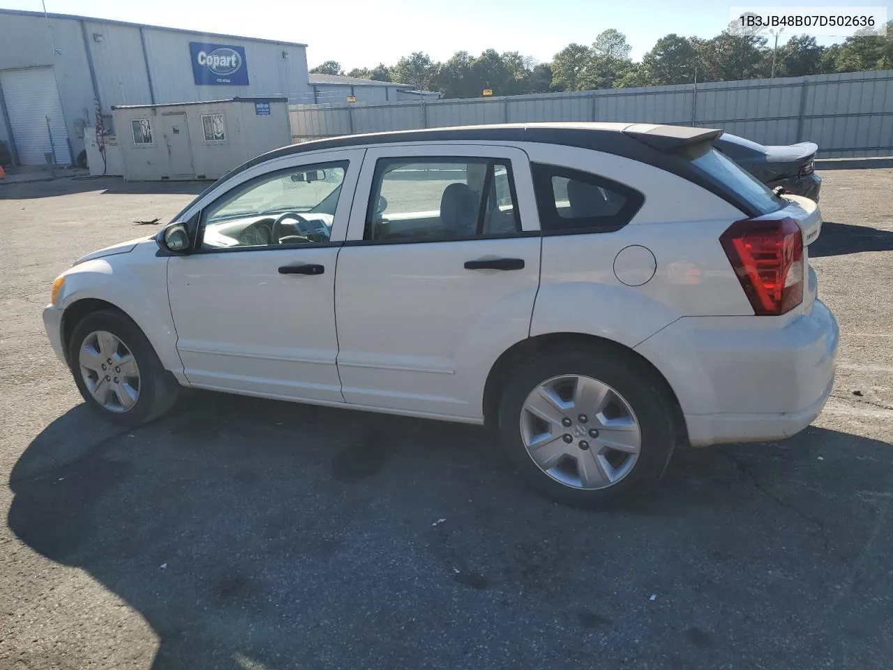 2007 Dodge Caliber Sxt VIN: 1B3JB48B07D502636 Lot: 76928234