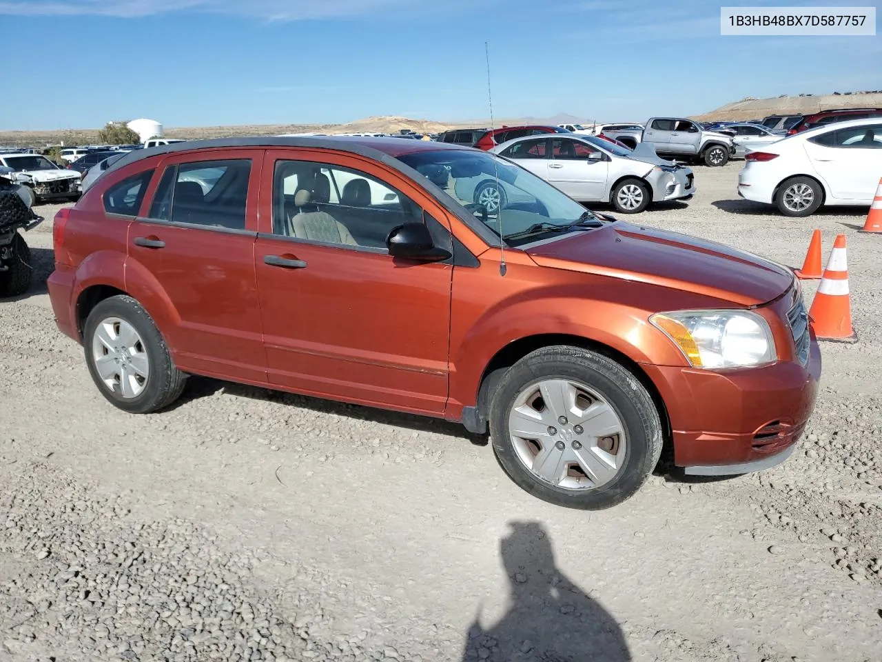 2007 Dodge Caliber Sxt VIN: 1B3HB48BX7D587757 Lot: 77037124