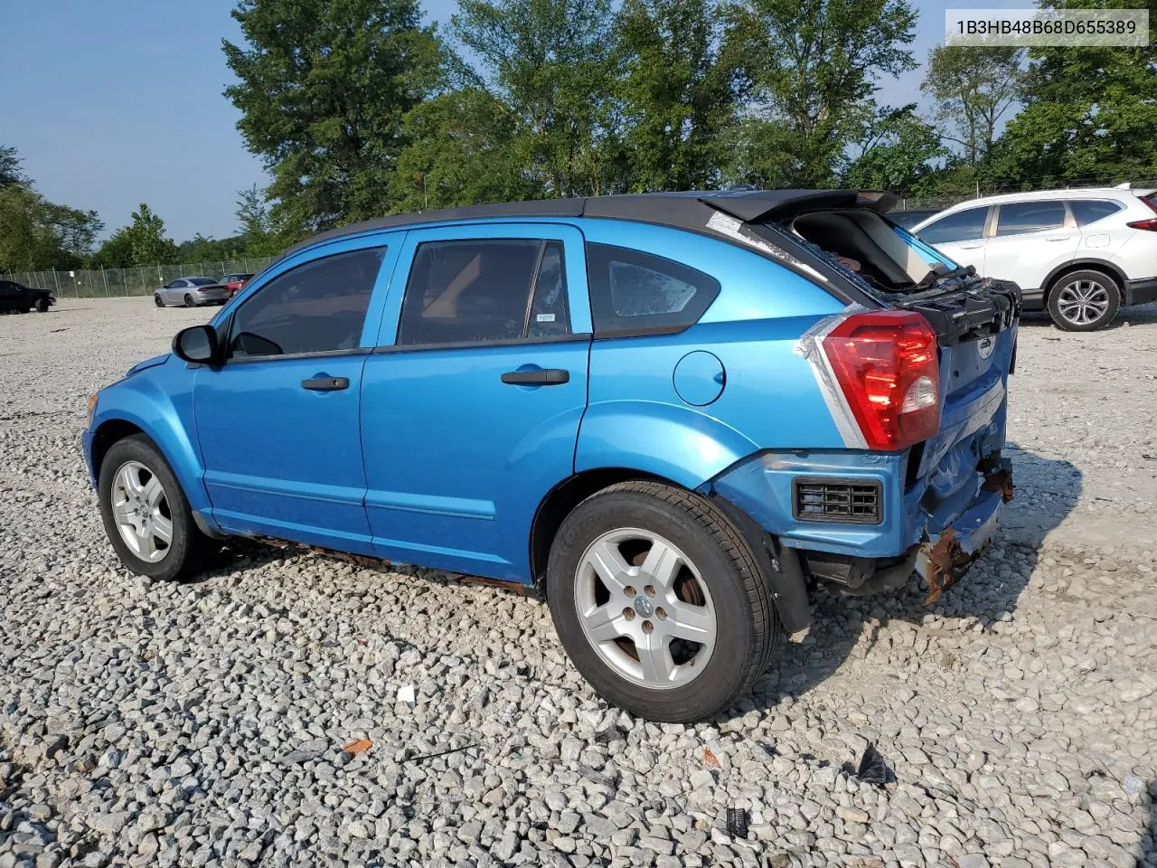 2008 Dodge Caliber Sxt VIN: 1B3HB48B68D655389 Lot: 63800154