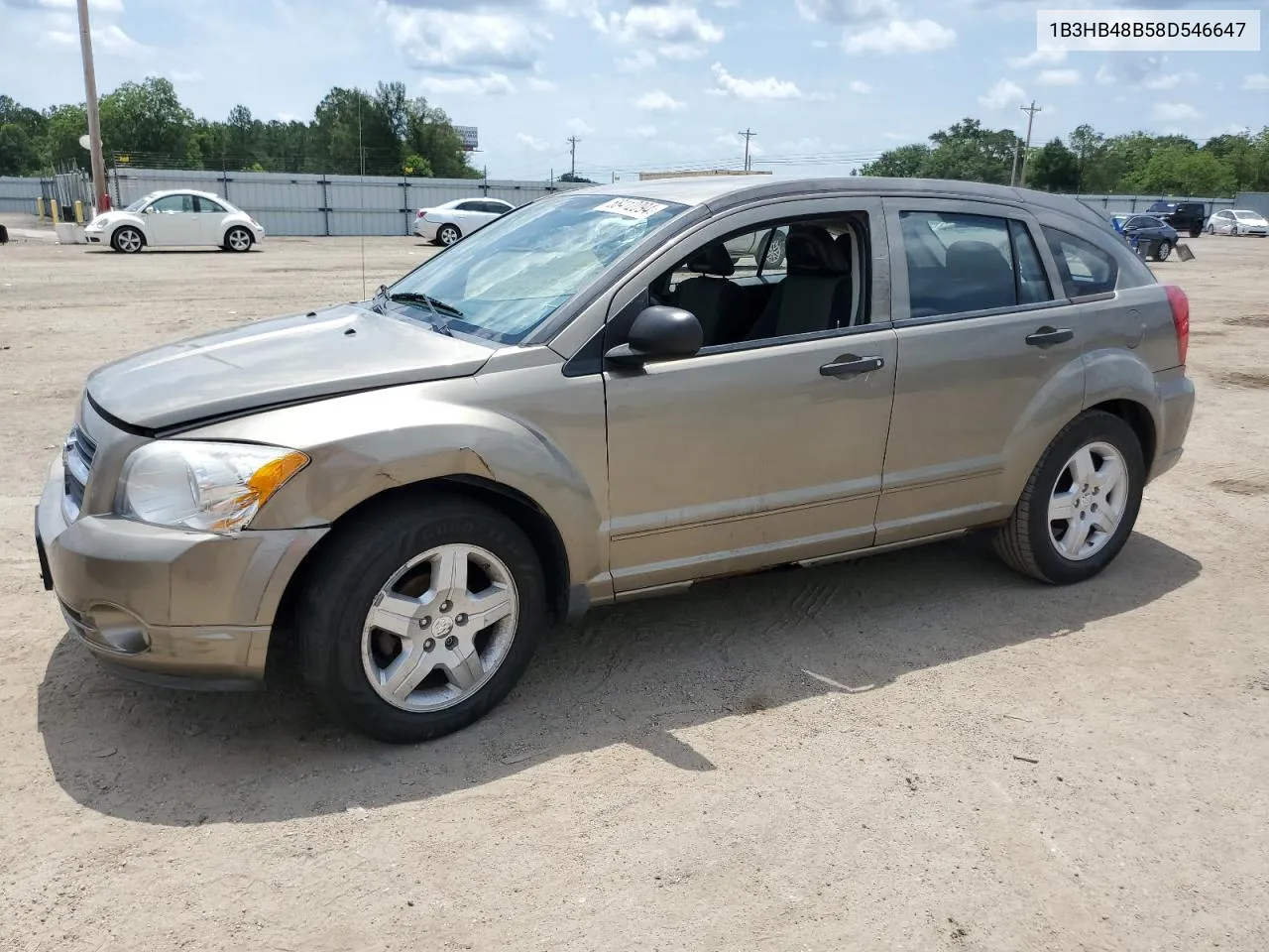 2008 Dodge Caliber Sxt VIN: 1B3HB48B58D546647 Lot: 65186924