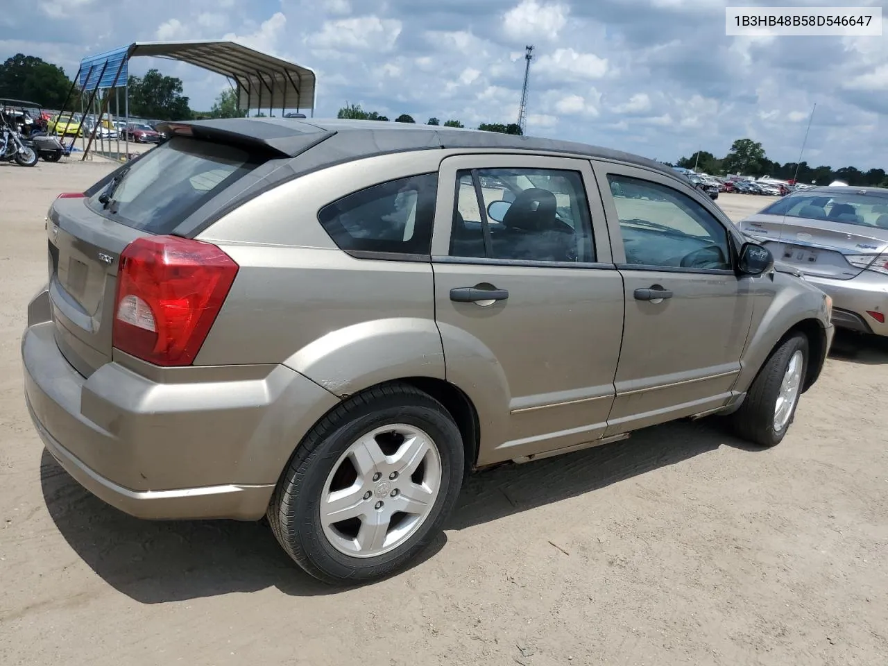 2008 Dodge Caliber Sxt VIN: 1B3HB48B58D546647 Lot: 65186924