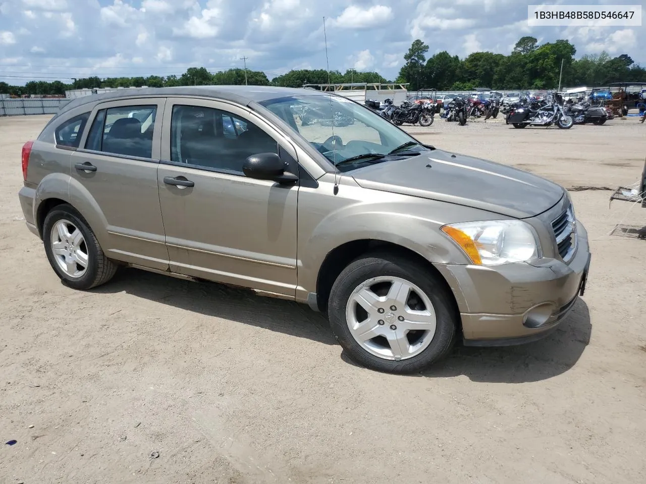 2008 Dodge Caliber Sxt VIN: 1B3HB48B58D546647 Lot: 65186924