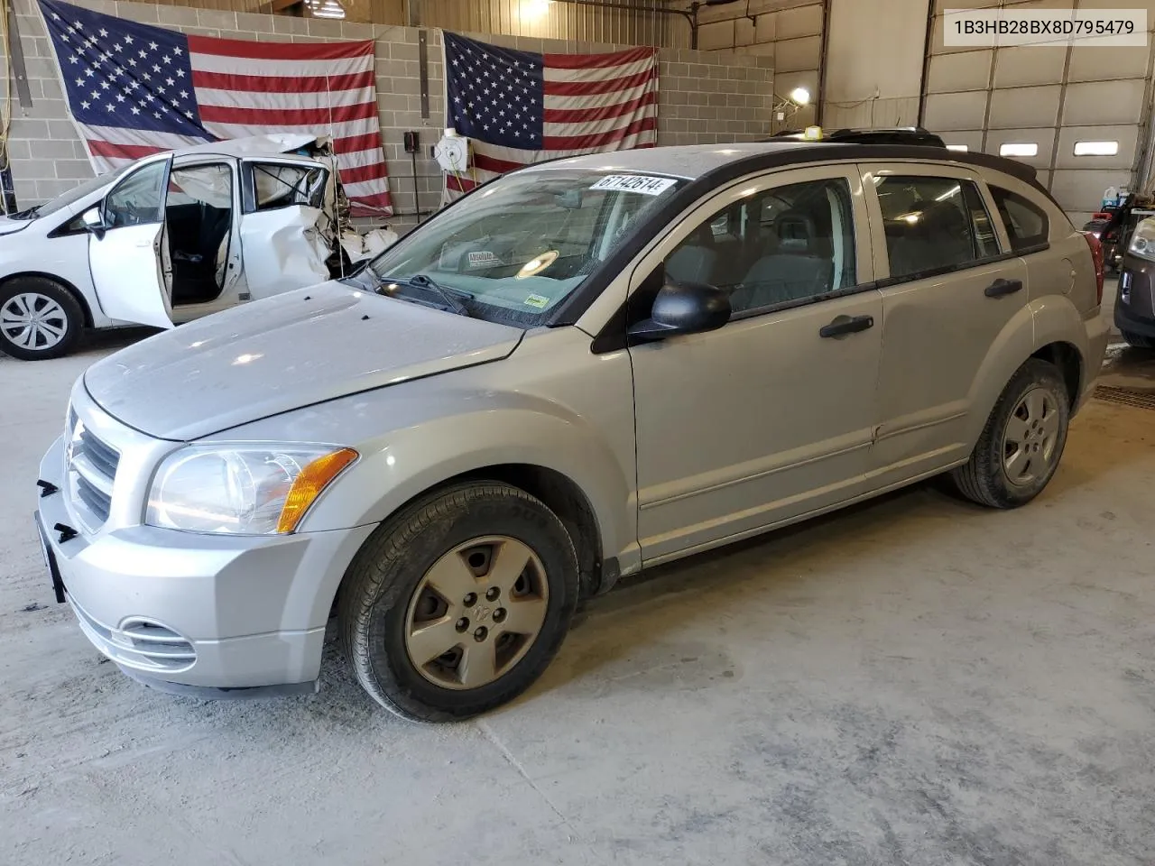 2008 Dodge Caliber VIN: 1B3HB28BX8D795479 Lot: 67142614