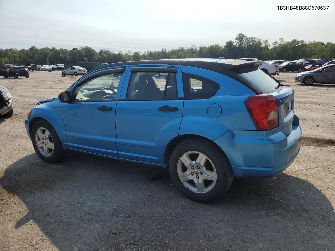 2008 Dodge Caliber Sxt VIN: 1B3HB48B88D670637 Lot: 70178134