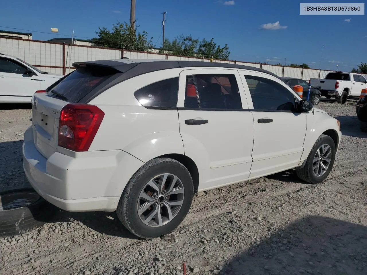 2008 Dodge Caliber Sxt VIN: 1B3HB48B18D679860 Lot: 71800004