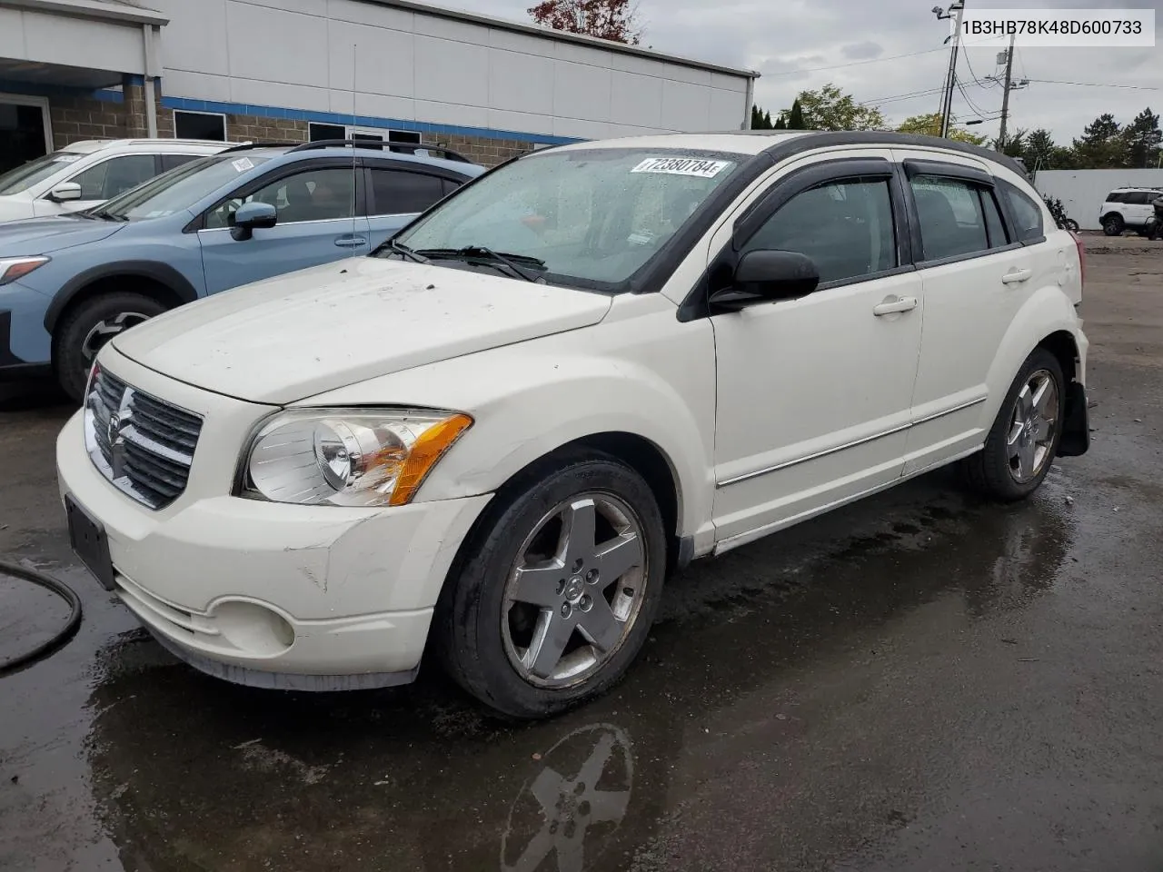 2008 Dodge Caliber R/T VIN: 1B3HB78K48D600733 Lot: 72380784