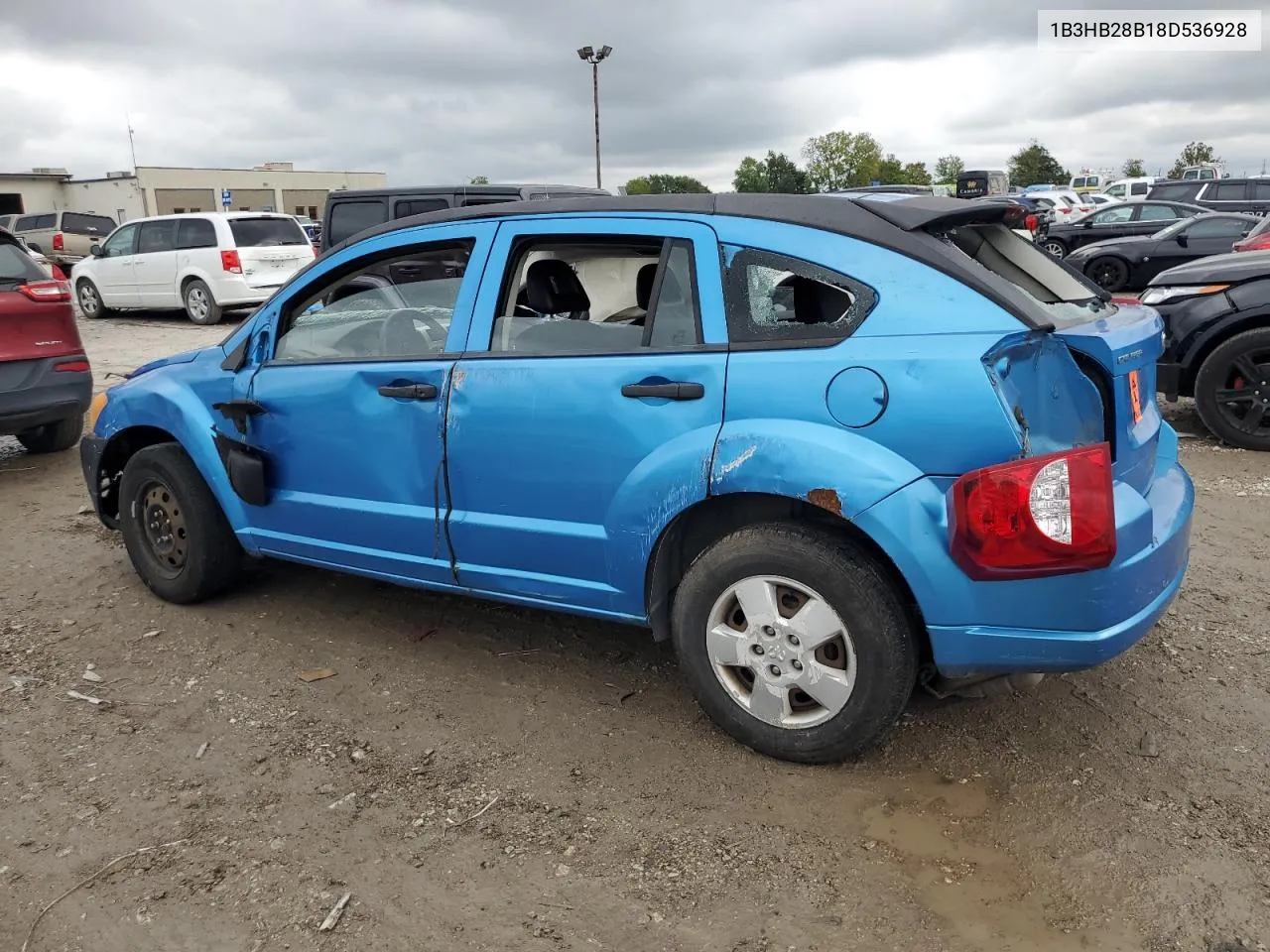 2008 Dodge Caliber VIN: 1B3HB28B18D536928 Lot: 73457424