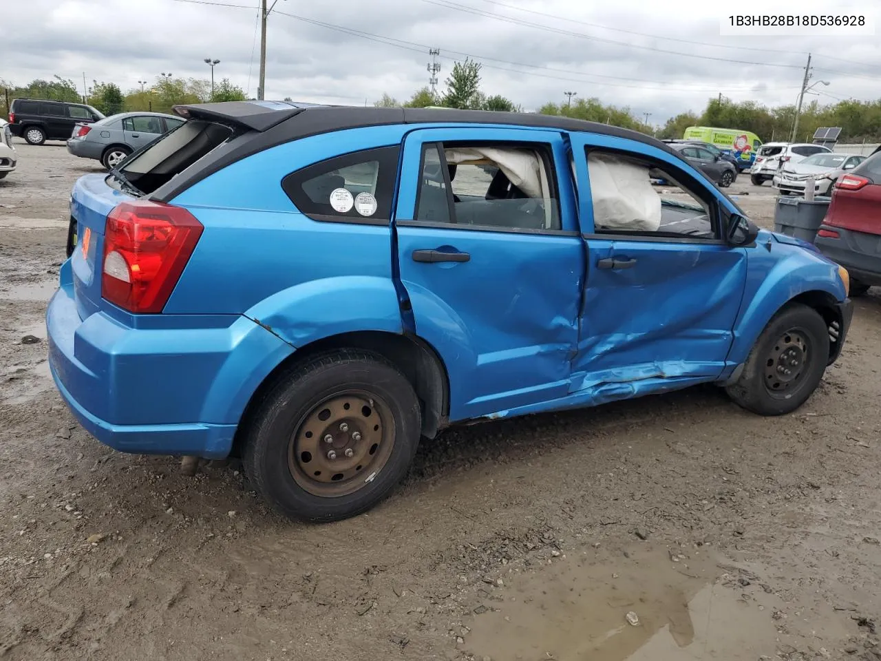 2008 Dodge Caliber VIN: 1B3HB28B18D536928 Lot: 73457424