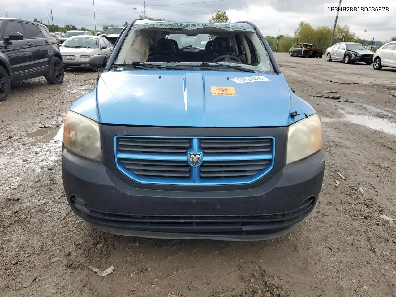 2008 Dodge Caliber VIN: 1B3HB28B18D536928 Lot: 73457424