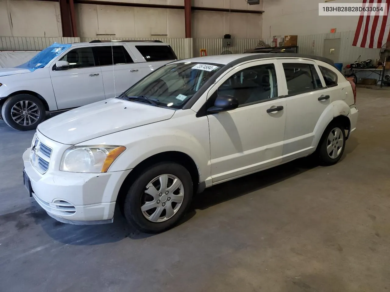 2008 Dodge Caliber VIN: 1B3HB28B28D633054 Lot: 73574994