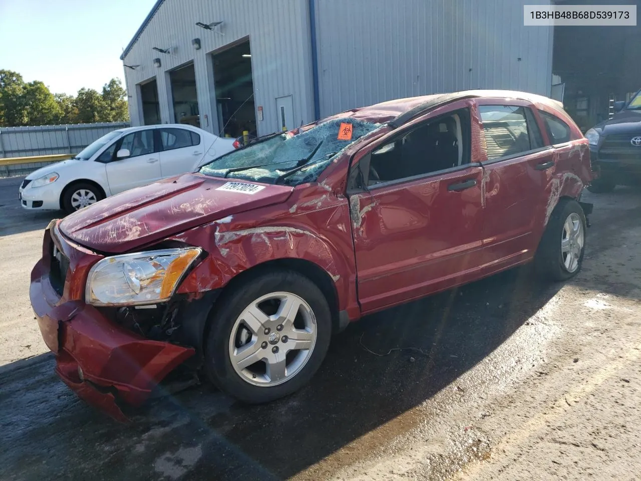 2008 Dodge Caliber Sxt VIN: 1B3HB48B68D539173 Lot: 73973024