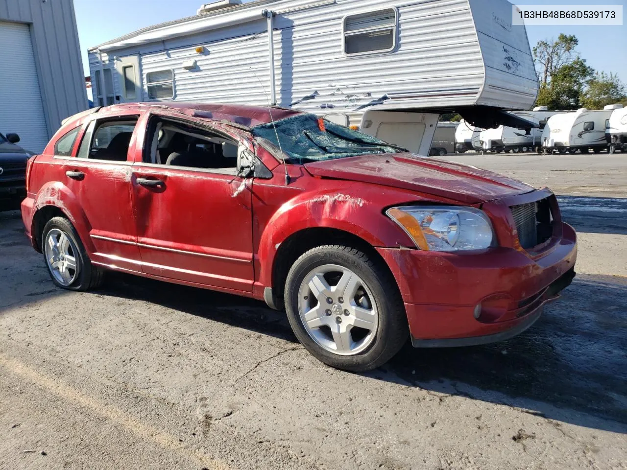 2008 Dodge Caliber Sxt VIN: 1B3HB48B68D539173 Lot: 73973024