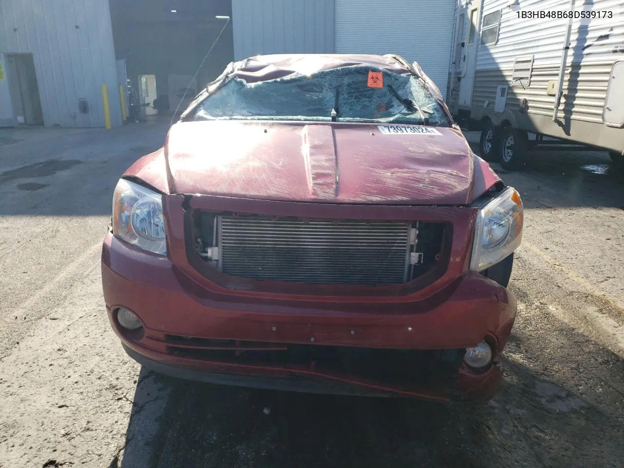 2008 Dodge Caliber Sxt VIN: 1B3HB48B68D539173 Lot: 73973024