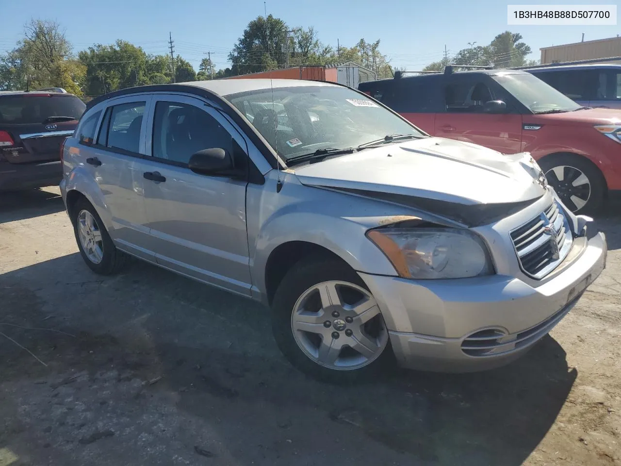 2008 Dodge Caliber Sxt VIN: 1B3HB48B88D507700 Lot: 75009994