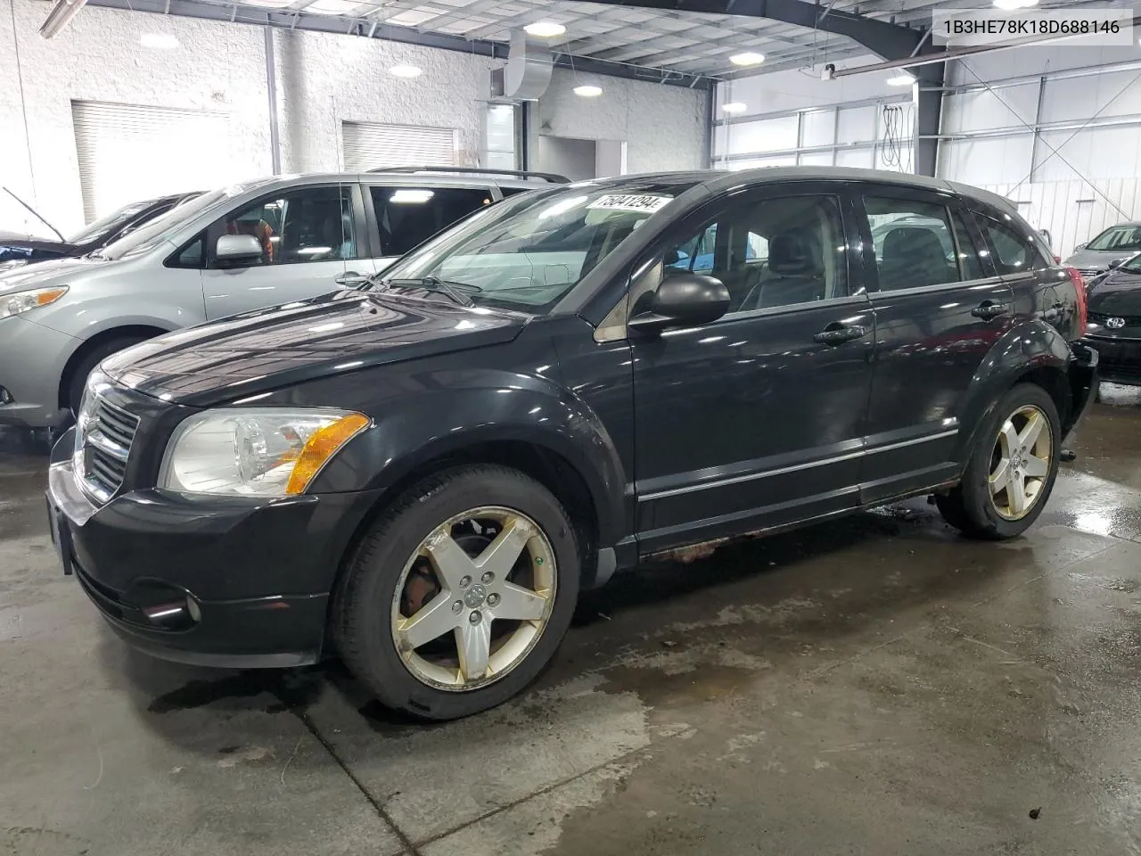 2008 Dodge Caliber R/T VIN: 1B3HE78K18D688146 Lot: 75041294