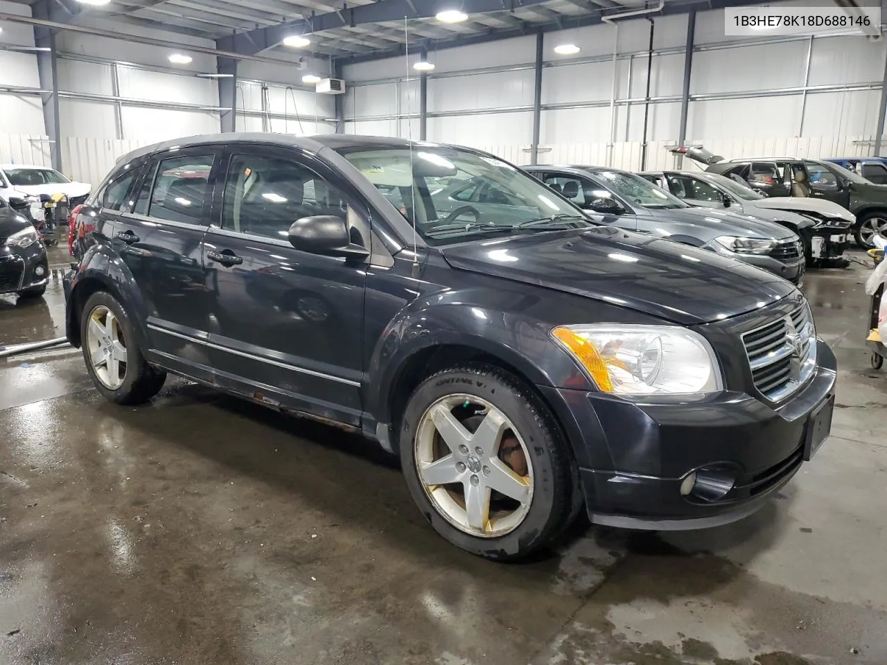 2008 Dodge Caliber R/T VIN: 1B3HE78K18D688146 Lot: 75041294