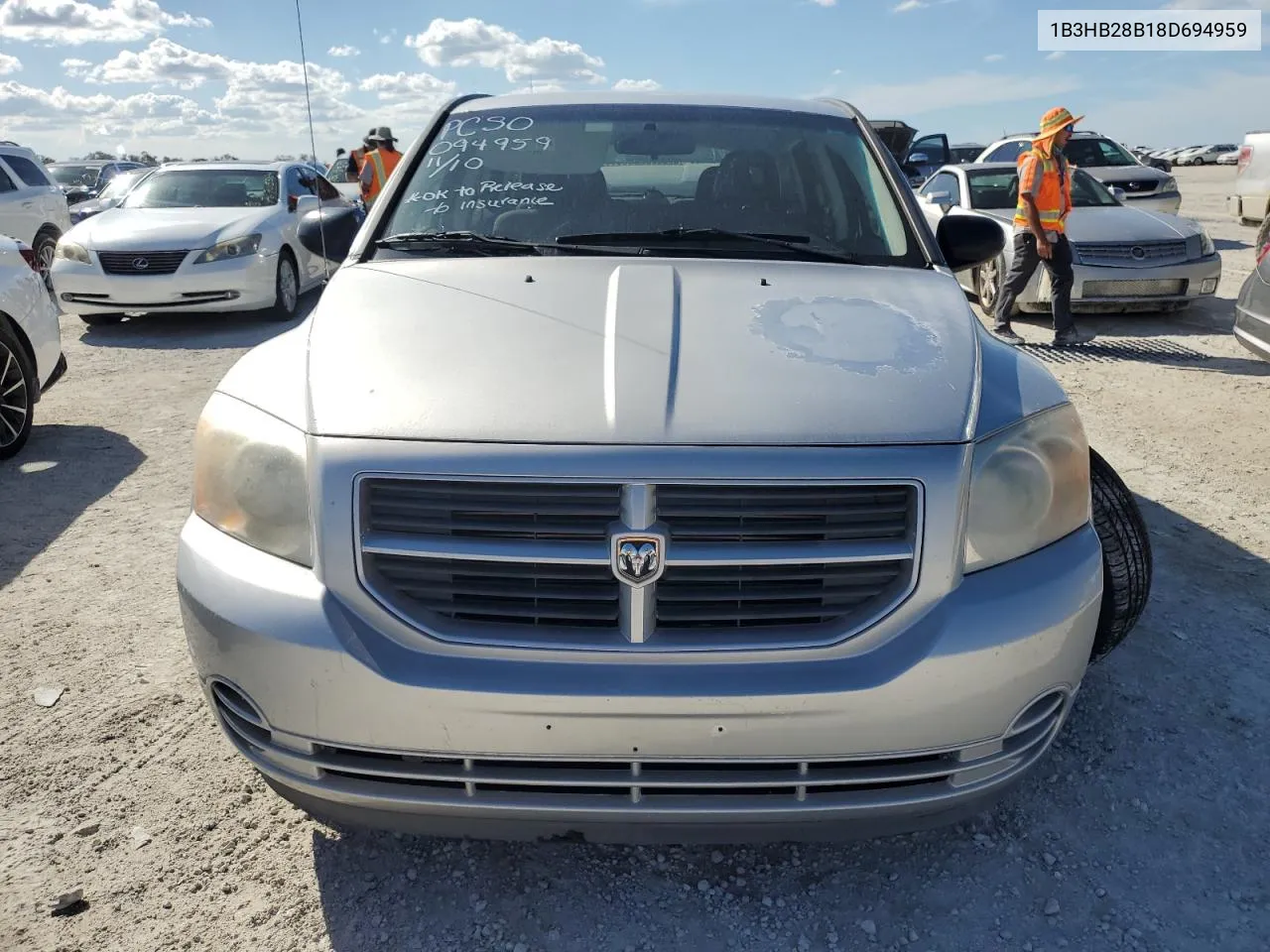 2008 Dodge Caliber VIN: 1B3HB28B18D694959 Lot: 75318224