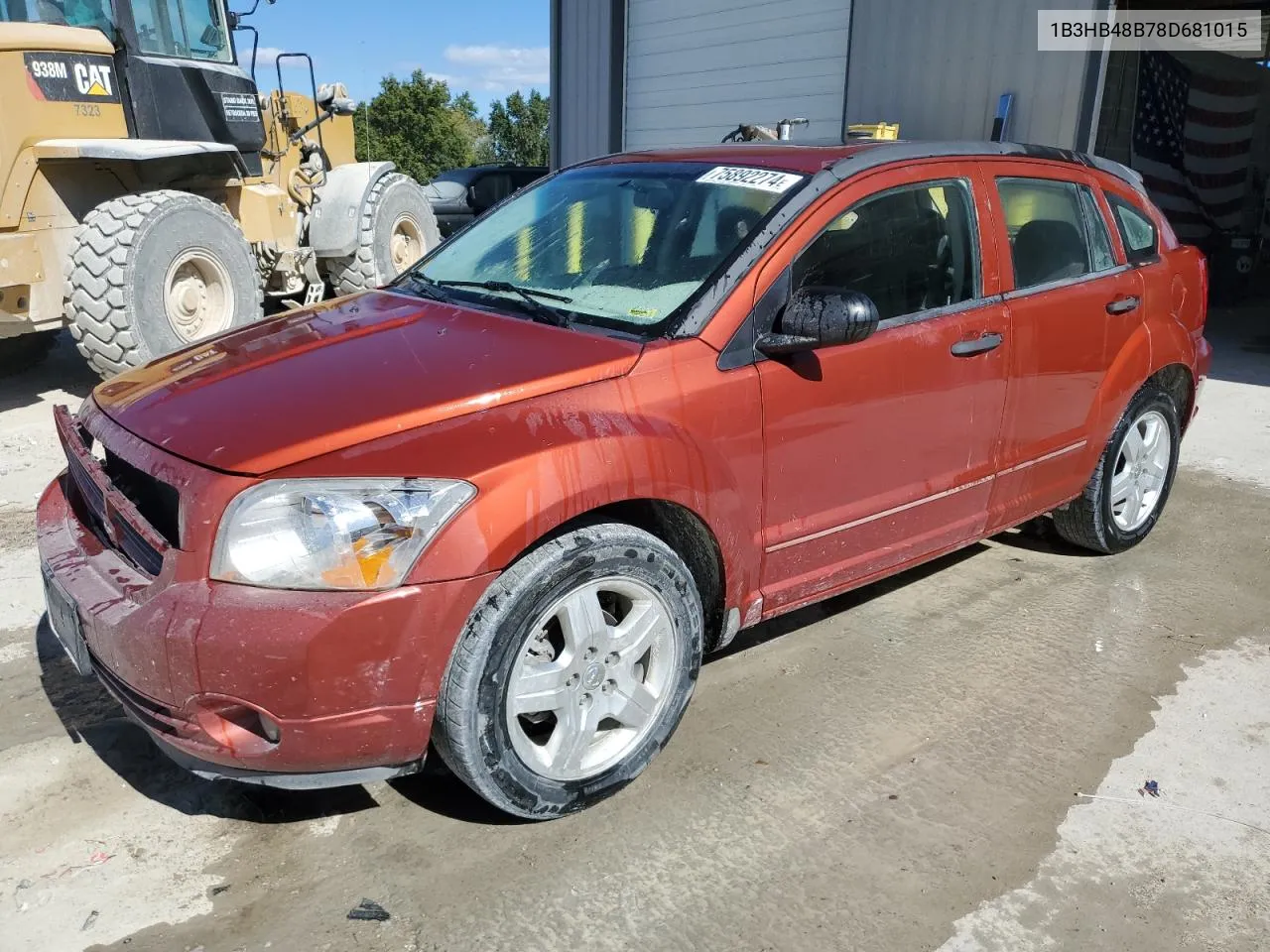 2008 Dodge Caliber Sxt VIN: 1B3HB48B78D681015 Lot: 75892274