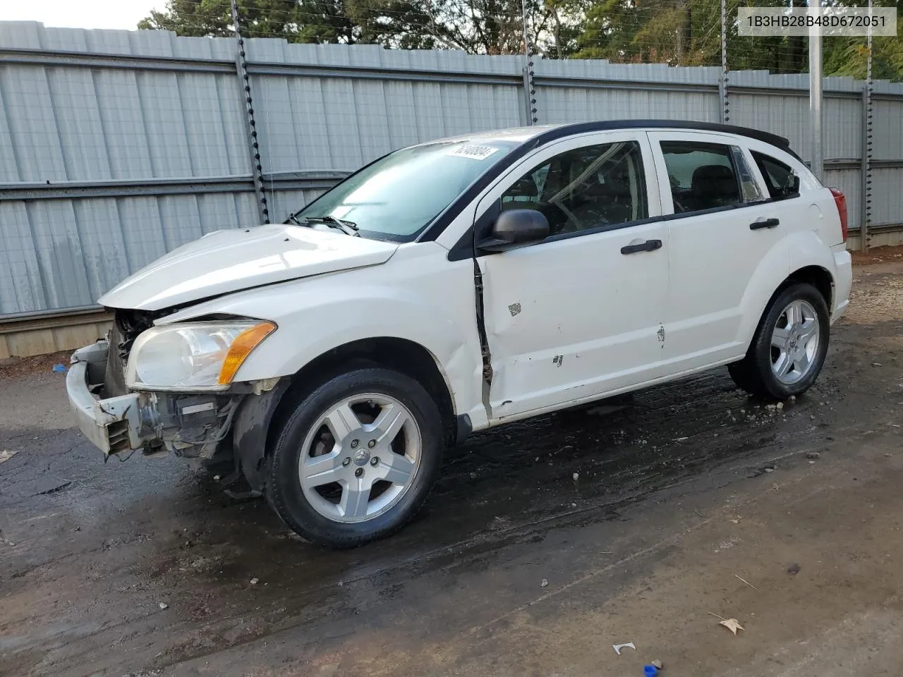 2008 Dodge Caliber VIN: 1B3HB28B48D672051 Lot: 76240804