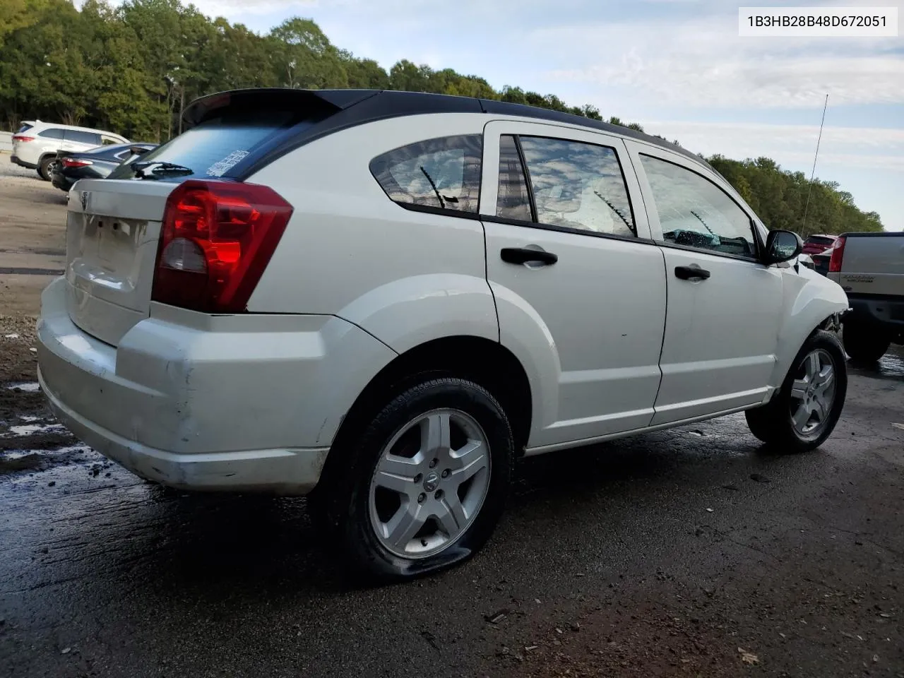 2008 Dodge Caliber VIN: 1B3HB28B48D672051 Lot: 76240804