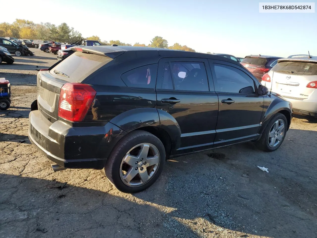 2008 Dodge Caliber R/T VIN: 1B3HE78K68D542874 Lot: 76621464