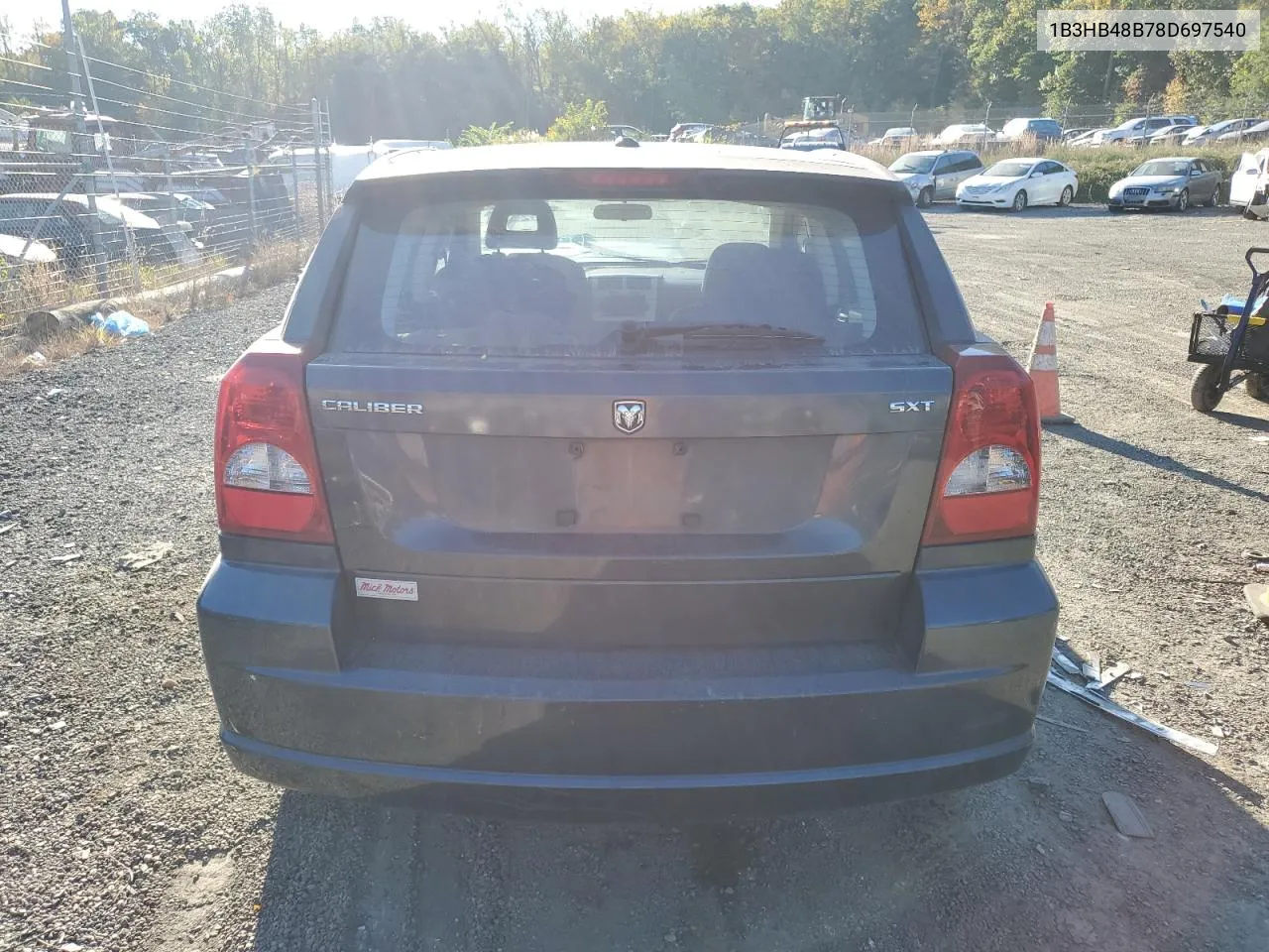 2008 Dodge Caliber Sxt VIN: 1B3HB48B78D697540 Lot: 76687344