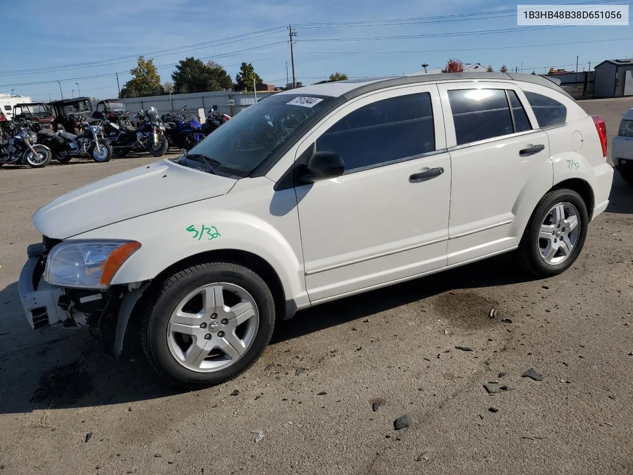 2008 Dodge Caliber Sxt VIN: 1B3HB48B38D651056 Lot: 77610944