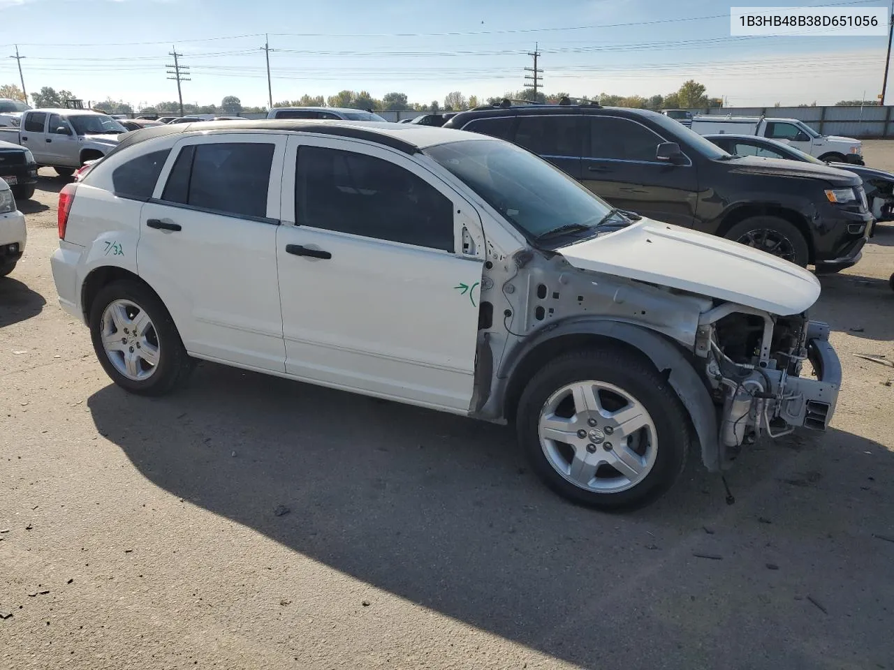 2008 Dodge Caliber Sxt VIN: 1B3HB48B38D651056 Lot: 77610944