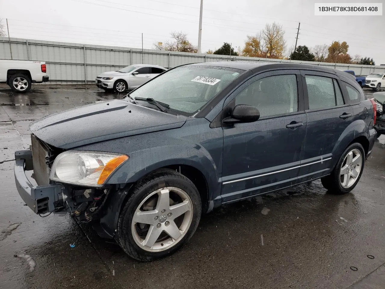 2008 Dodge Caliber R/T VIN: 1B3HE78K38D681408 Lot: 78718334