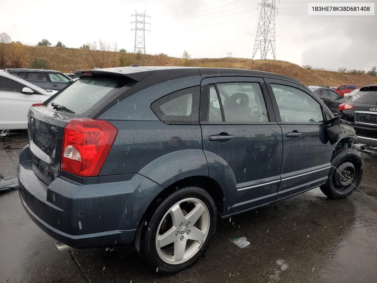 2008 Dodge Caliber R/T VIN: 1B3HE78K38D681408 Lot: 78718334