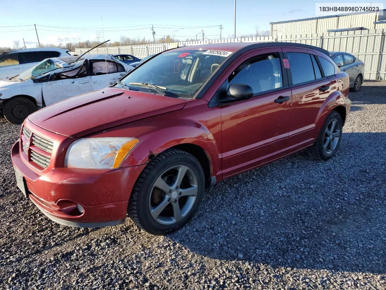 2008 Dodge Caliber Sxt VIN: 1B3HB48B98D745023 Lot: 79829524