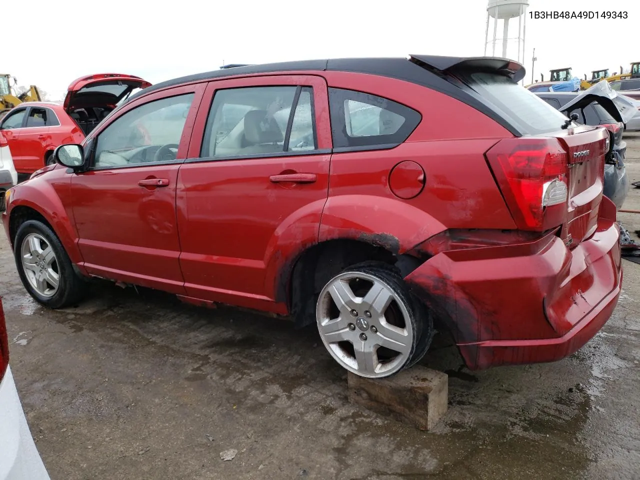 2009 Dodge Caliber Sxt VIN: 1B3HB48A49D149343 Lot: 63311934