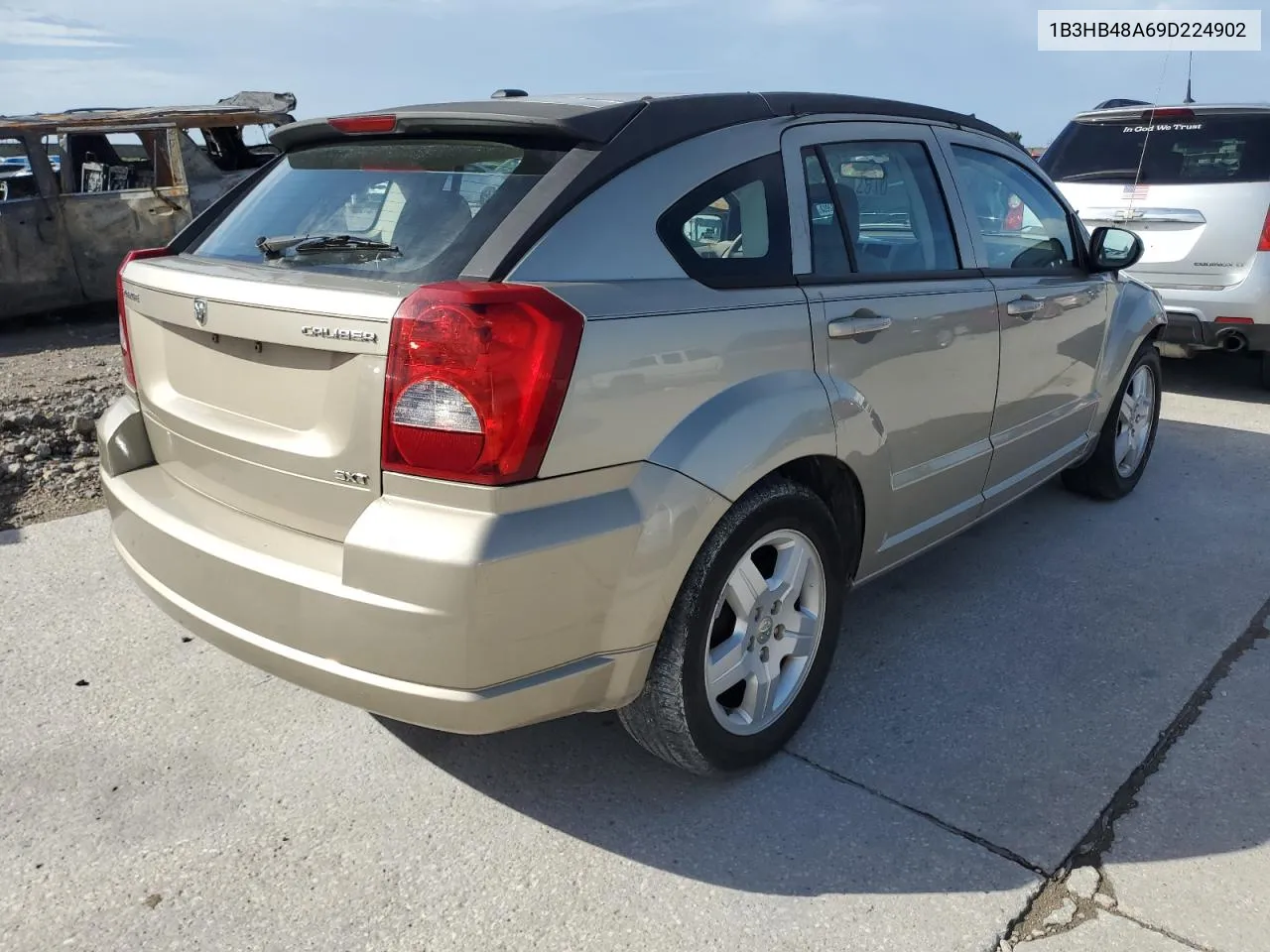 2009 Dodge Caliber Sxt VIN: 1B3HB48A69D224902 Lot: 63717534