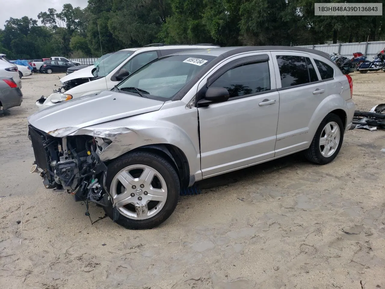 2009 Dodge Caliber Sxt VIN: 1B3HB48A39D136843 Lot: 65975184