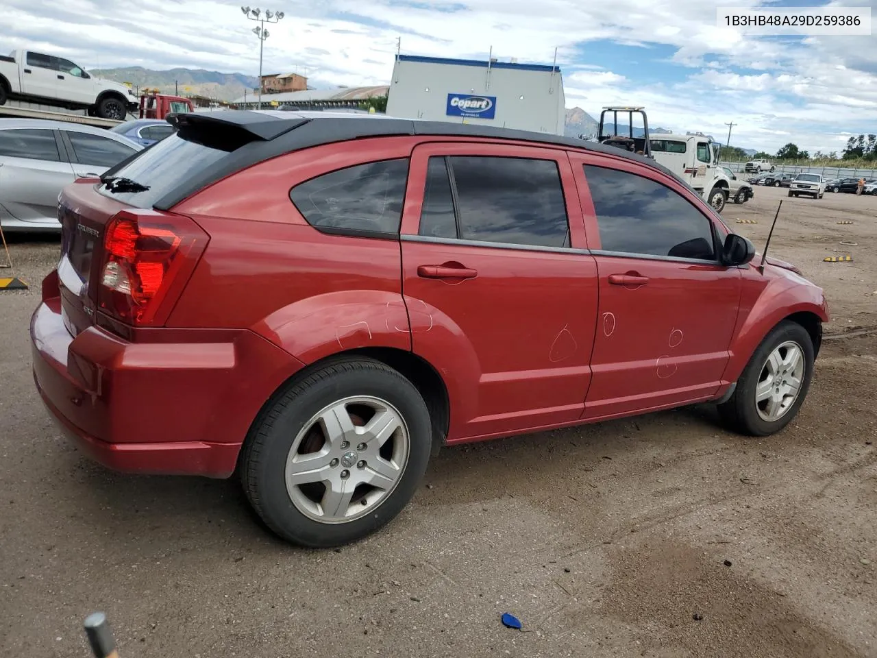 2009 Dodge Caliber Sxt VIN: 1B3HB48A29D259386 Lot: 68329624