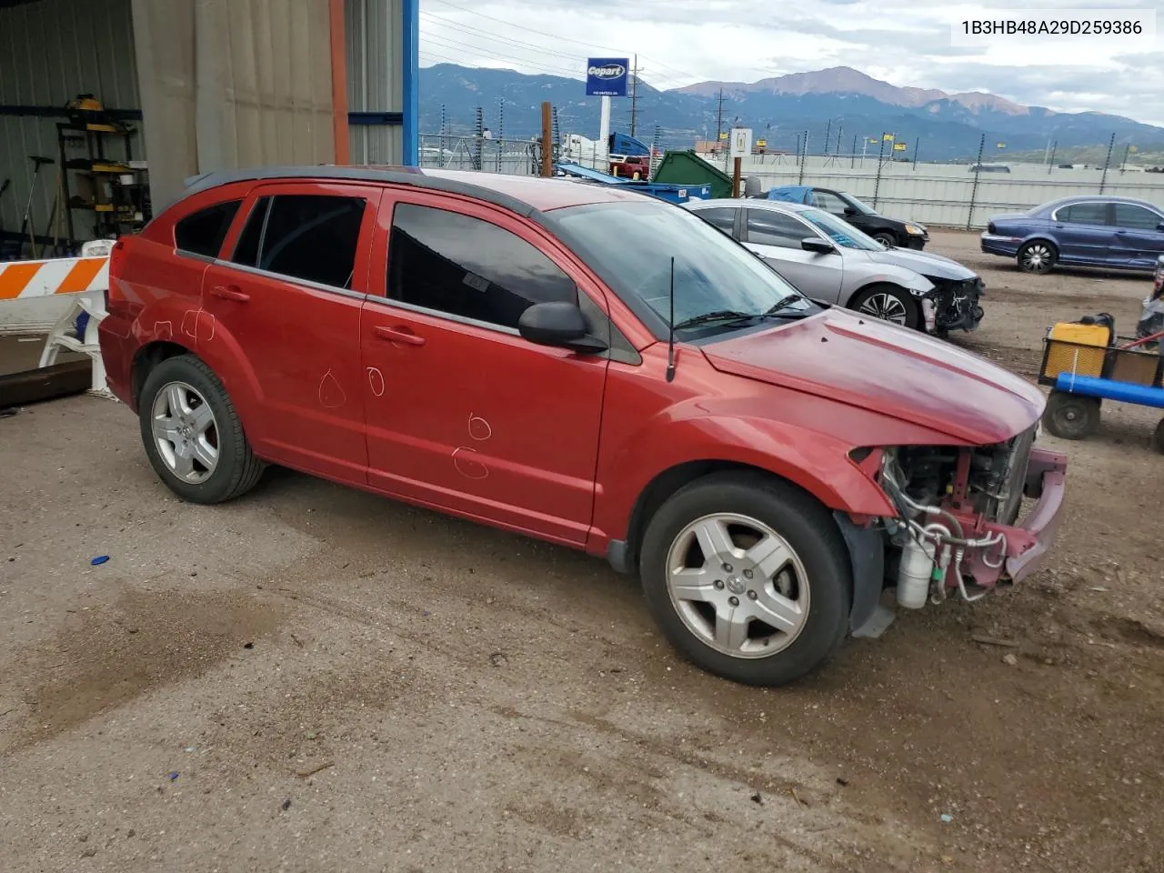 2009 Dodge Caliber Sxt VIN: 1B3HB48A29D259386 Lot: 68329624