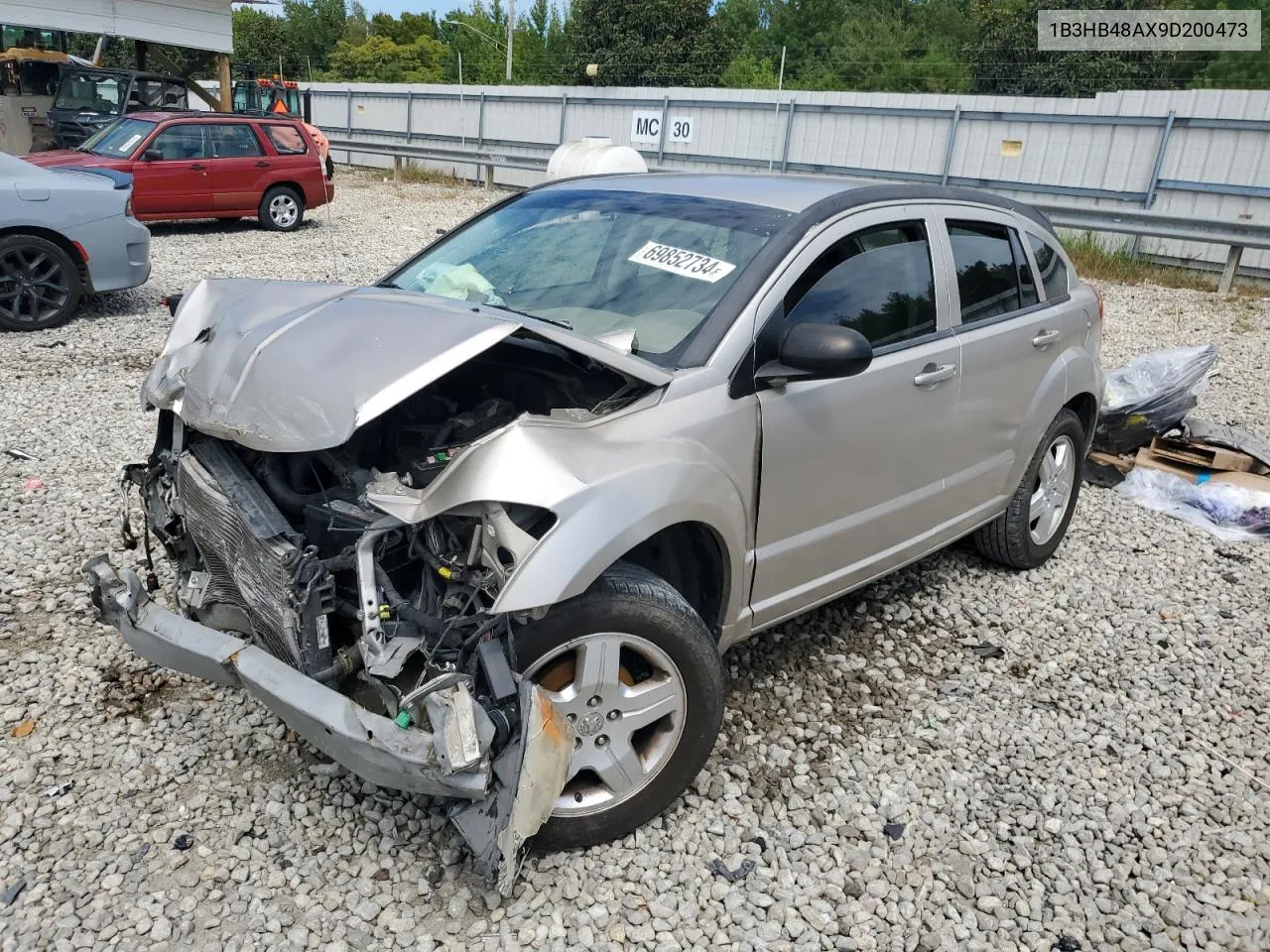 2009 Dodge Caliber Sxt VIN: 1B3HB48AX9D200473 Lot: 69852734