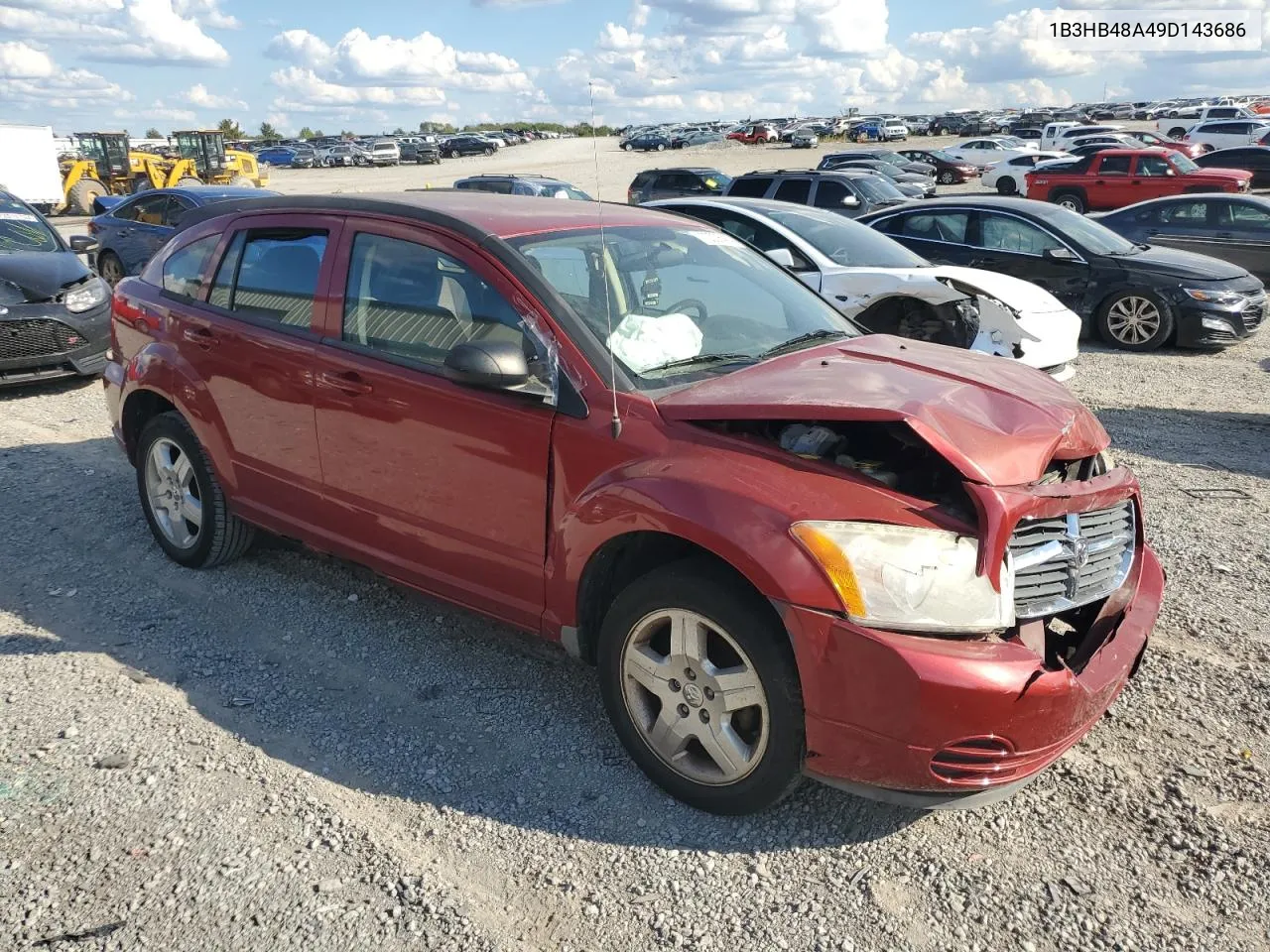 2009 Dodge Caliber Sxt VIN: 1B3HB48A49D143686 Lot: 72236454