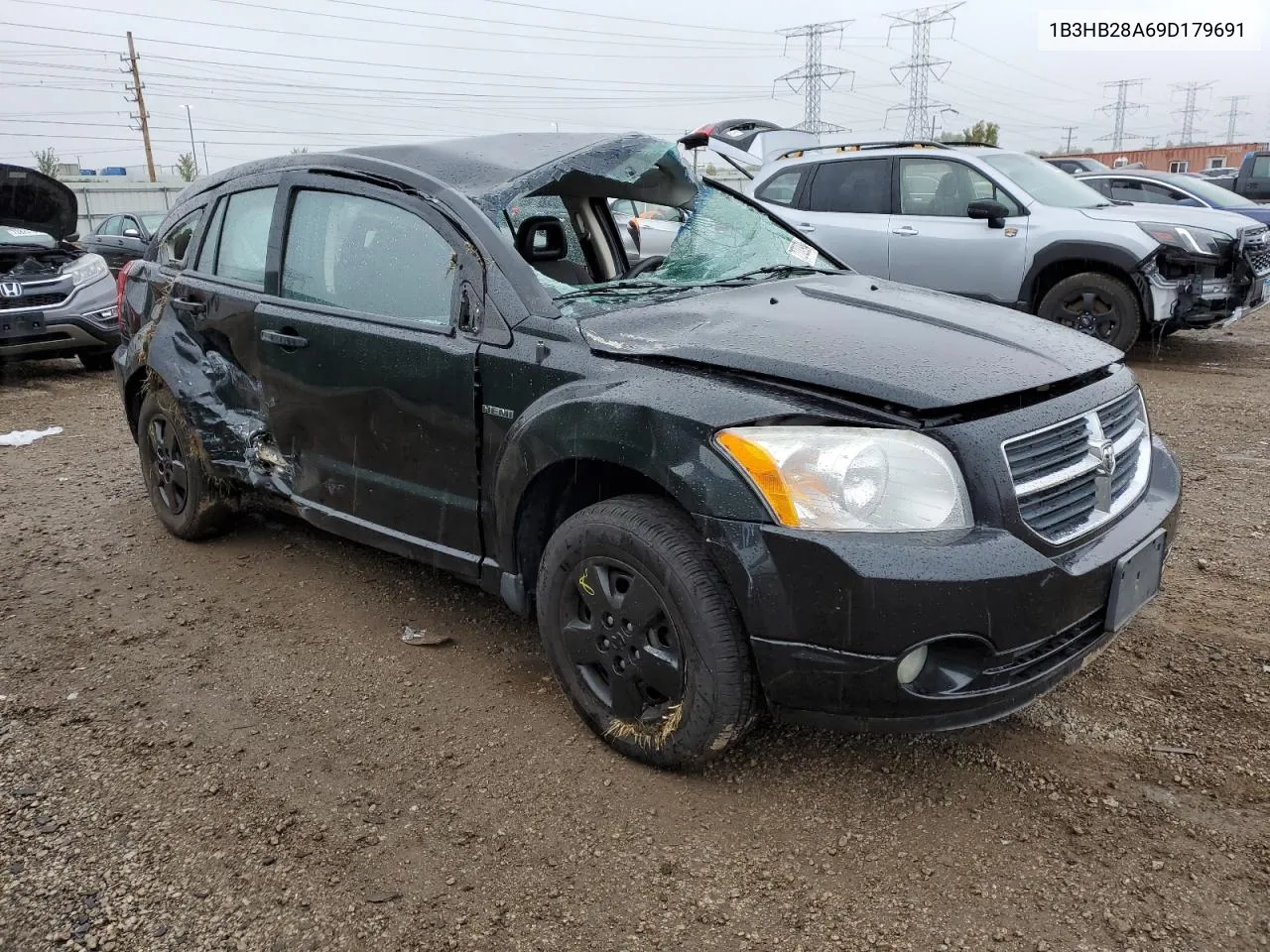 2009 Dodge Caliber Se VIN: 1B3HB28A69D179691 Lot: 72730934