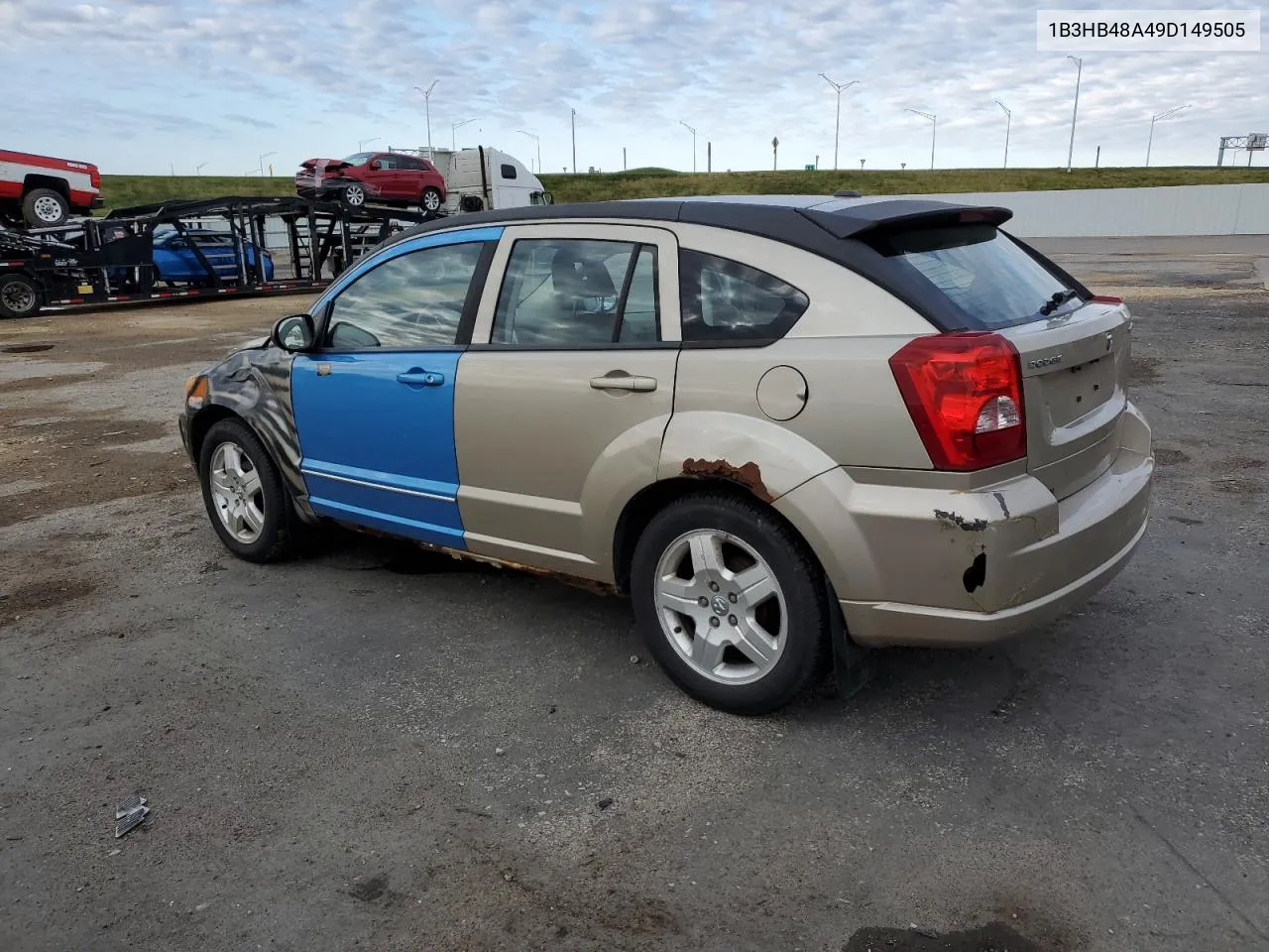 2009 Dodge Caliber Sxt VIN: 1B3HB48A49D149505 Lot: 74309634