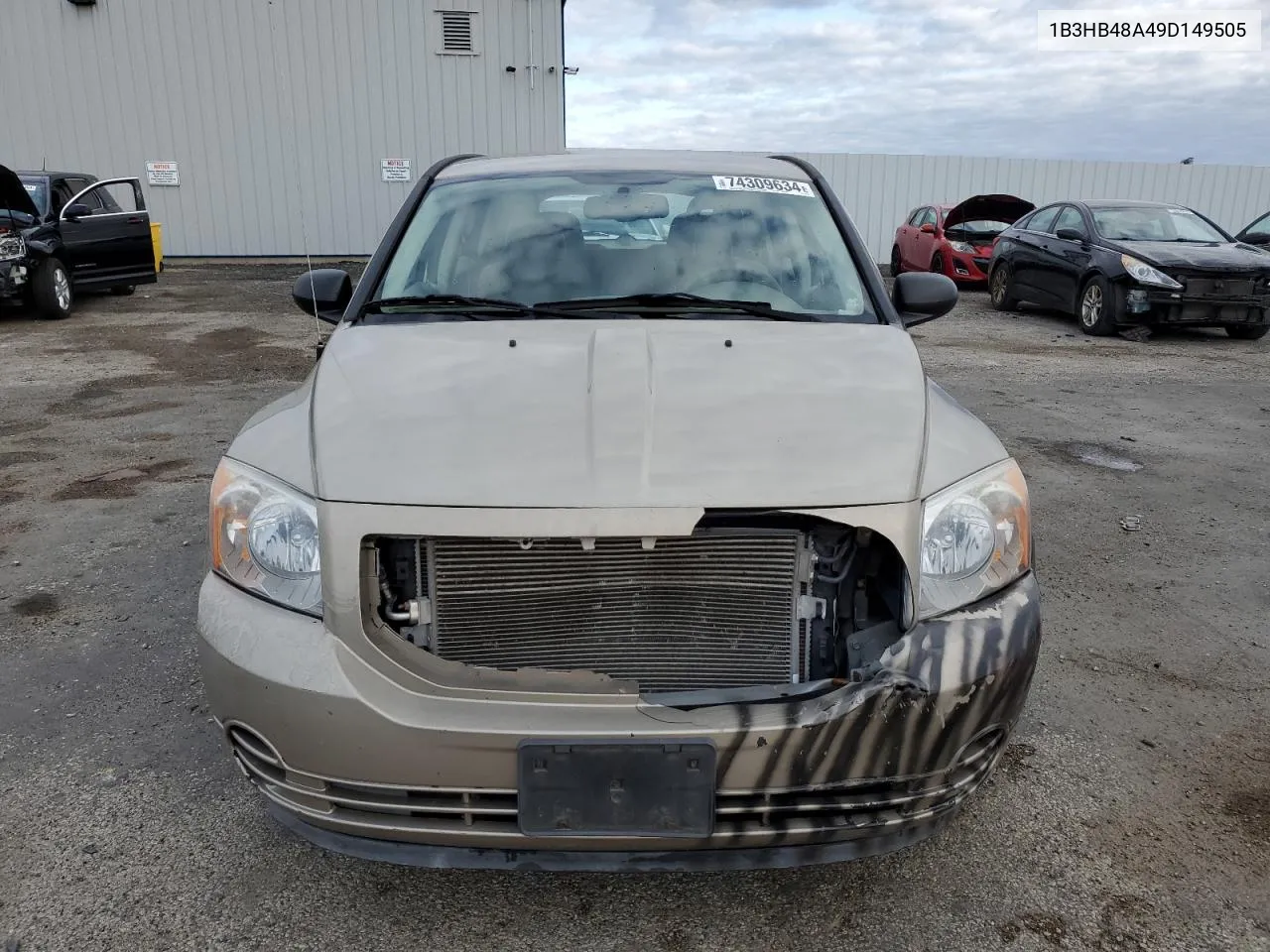 2009 Dodge Caliber Sxt VIN: 1B3HB48A49D149505 Lot: 74309634